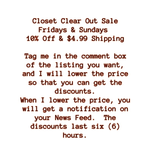 Closet Clear Out - Today - Sunday, December 7. - Picture 2 of 4